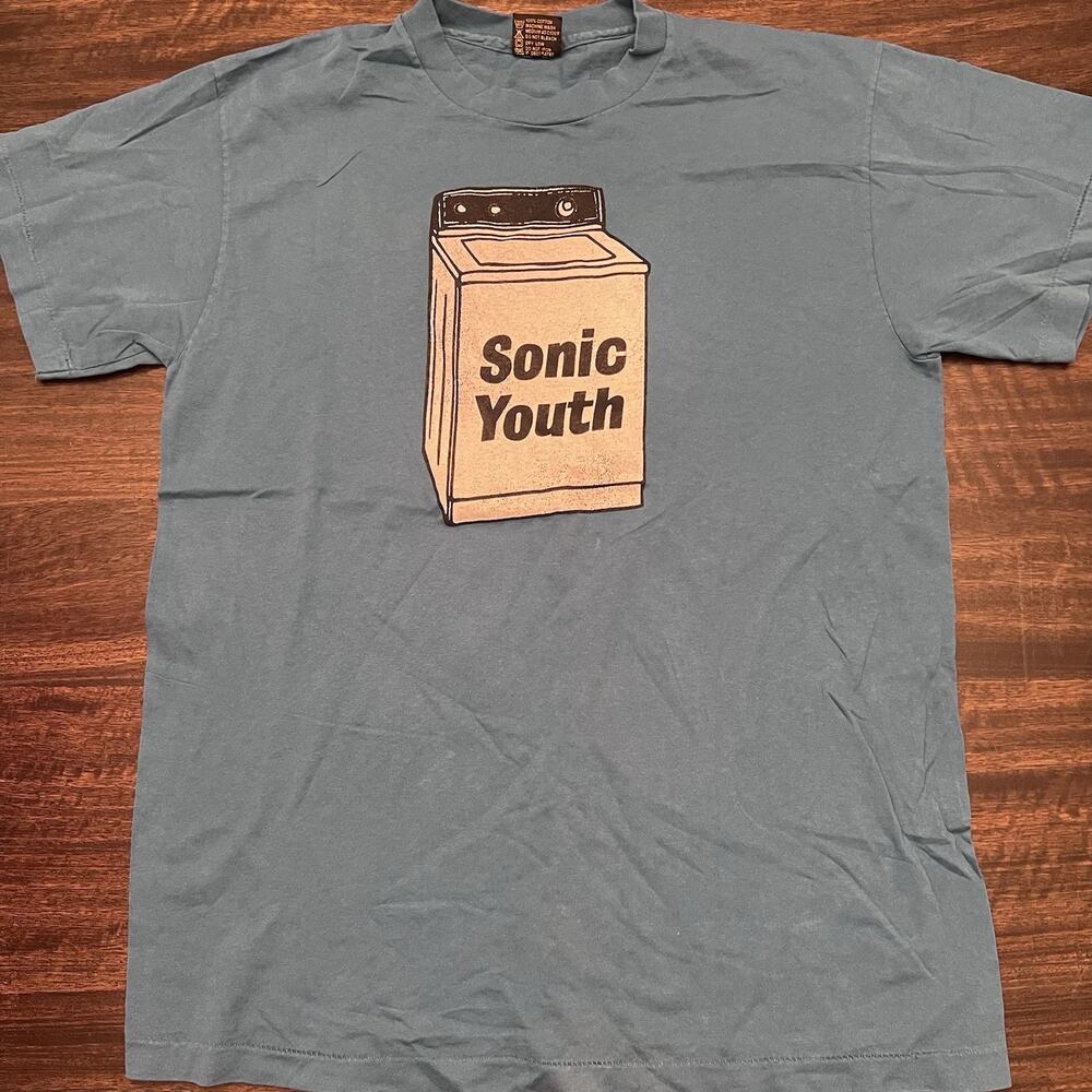 Sonic Youth Washing Machine Blue grunge modern retro vintage 90s style shirt